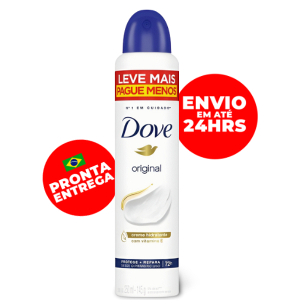 Desodorante Dove Original Aerosol Antitranspirante Ml Envio Imediato