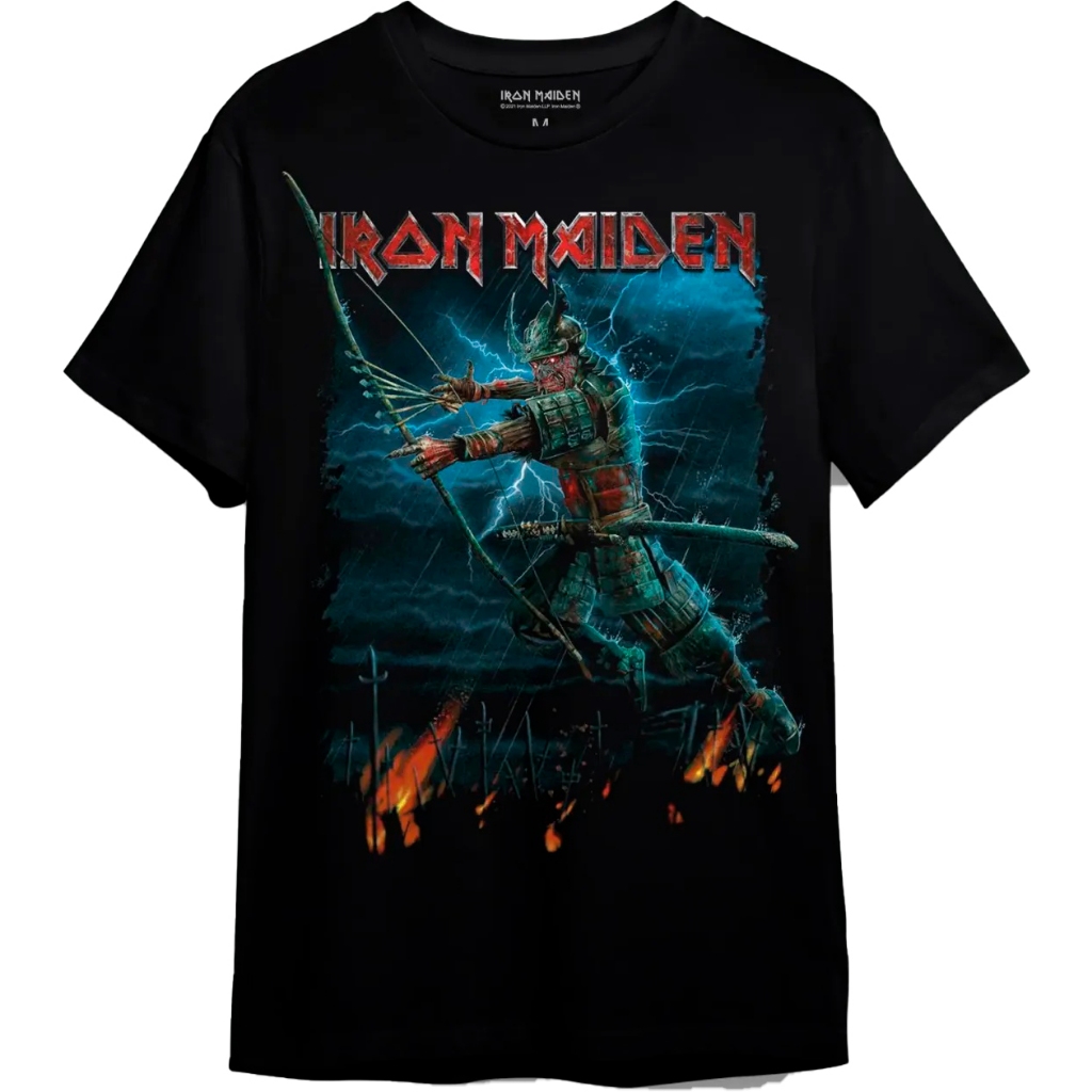 Camiseta Iron Maiden Samurai Consulado Do Rock Shopee Brasil