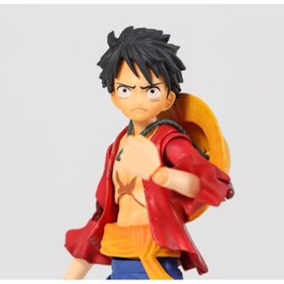 Boneco Luffy Chap U De Palha One Piece Articulado Cm Shopee Brasil