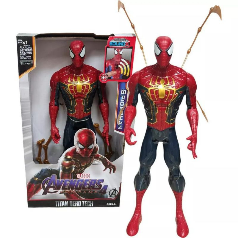 Boneco Homem Aranha Garra Articulado 30cm Spider Man Morte Súbita