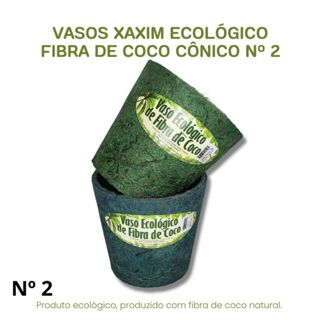 Vaso Xaxim Ecol Gico Fibra De Coco C Nico N X X Cm Agrofor