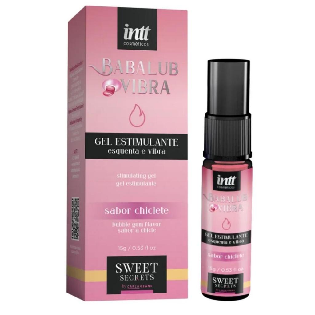 Lubrificante Babalub Vibra Hot Chiclete Shopee Brasil