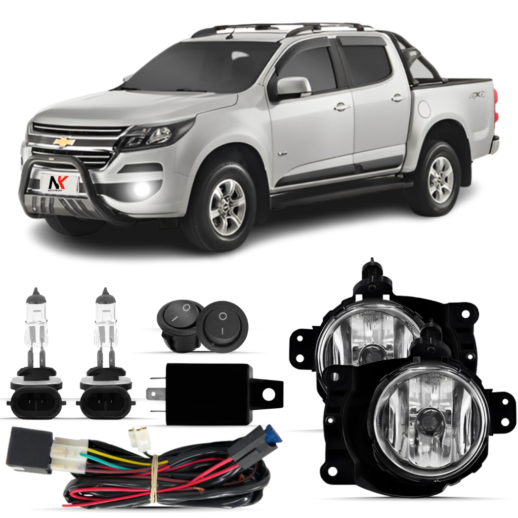 Kit Farol Milha S10 Lt Ltz 2017 2018 2019 2020 Trailblazer Shopee Brasil