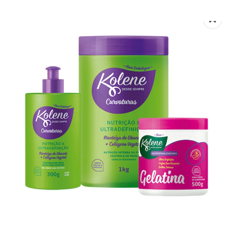 Kit Kolene Curvaturas Super Defini O E Nutri O Shopee Brasil