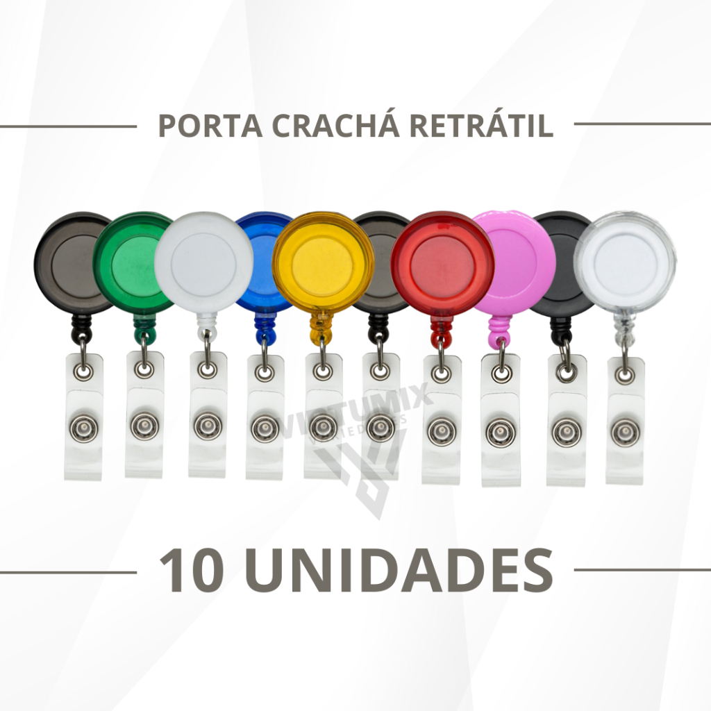 Unidades Porta Crach Retr Til Roller Clip Shopee Brasil