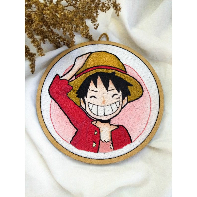 Bordado Monkey D Luffy One Piece Shopee Brasil