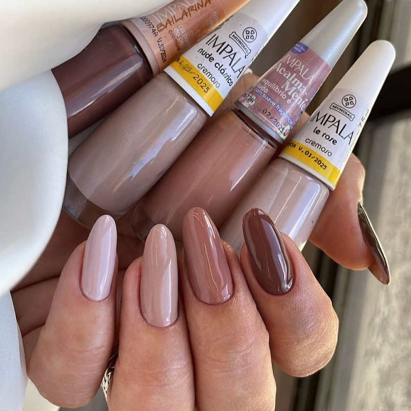 Kit Esmaltes Tons De Nude Impala Shopee Brasil