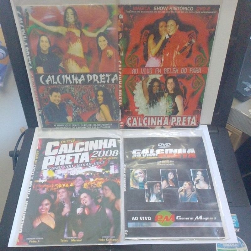 Dvd Cole O Do Calcinha Preta Dvds Completo Raridade Novo Copia