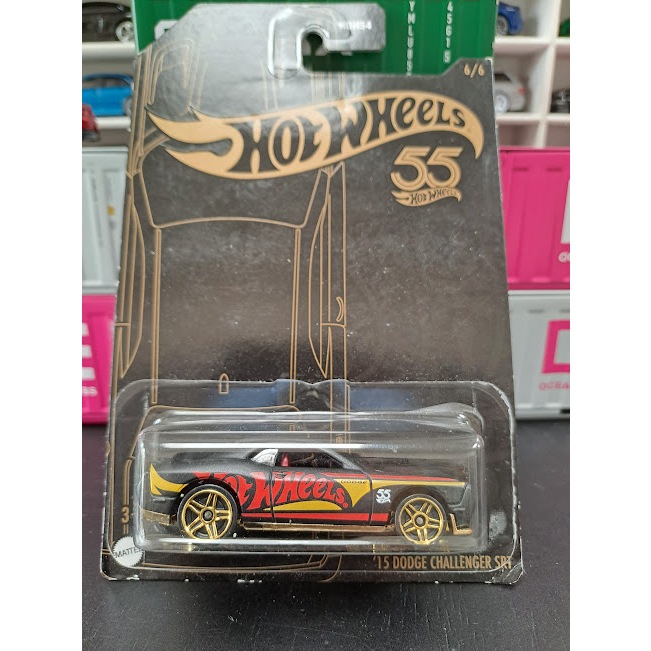 Hot Wheels 15 Dodge Challenger SRT Preto E Dourado 55 Anos Shopee
