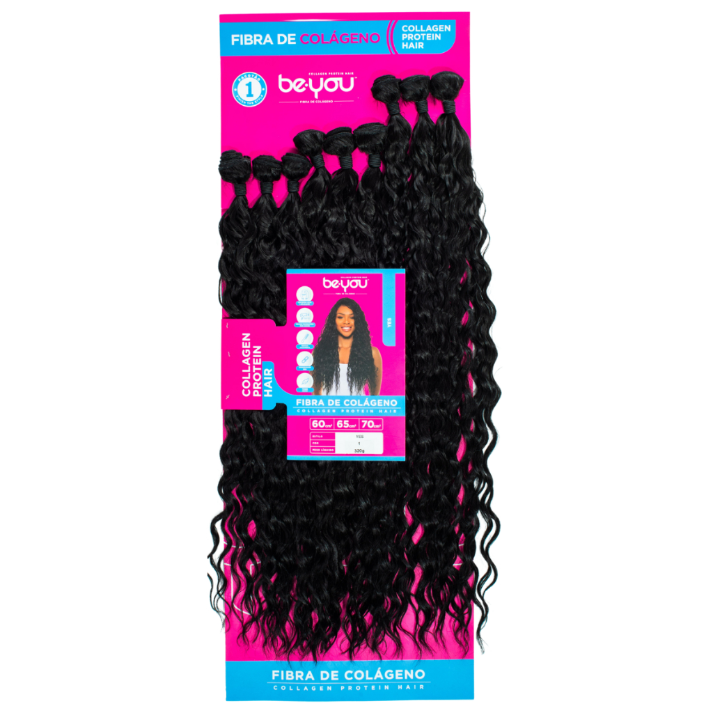 Cabelo Cacheado Yes Fibra De Colágeno Be You Toque Suave Novidade