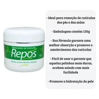 KIT SPA DOS PÉS REPÓS Amaciante de Cutícula e Calosidade 150ml