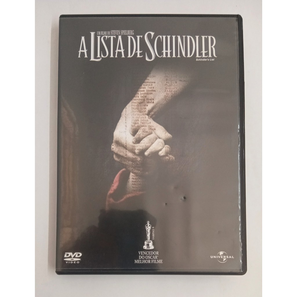 DVD A Lista De Schindler Original Dvd Duplo Steven Spielberg Cxb