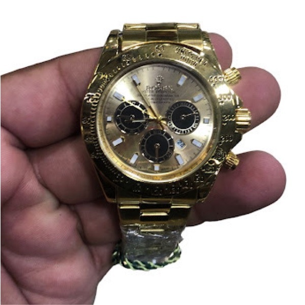 Rel Gio Rolex Daytona Linha Vidro Cristal Mineral Data E Hora