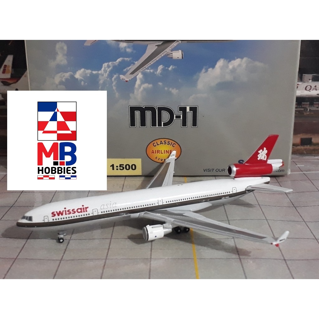 Miniatura Avi O Starjets Swissair Asia Md Shopee Brasil