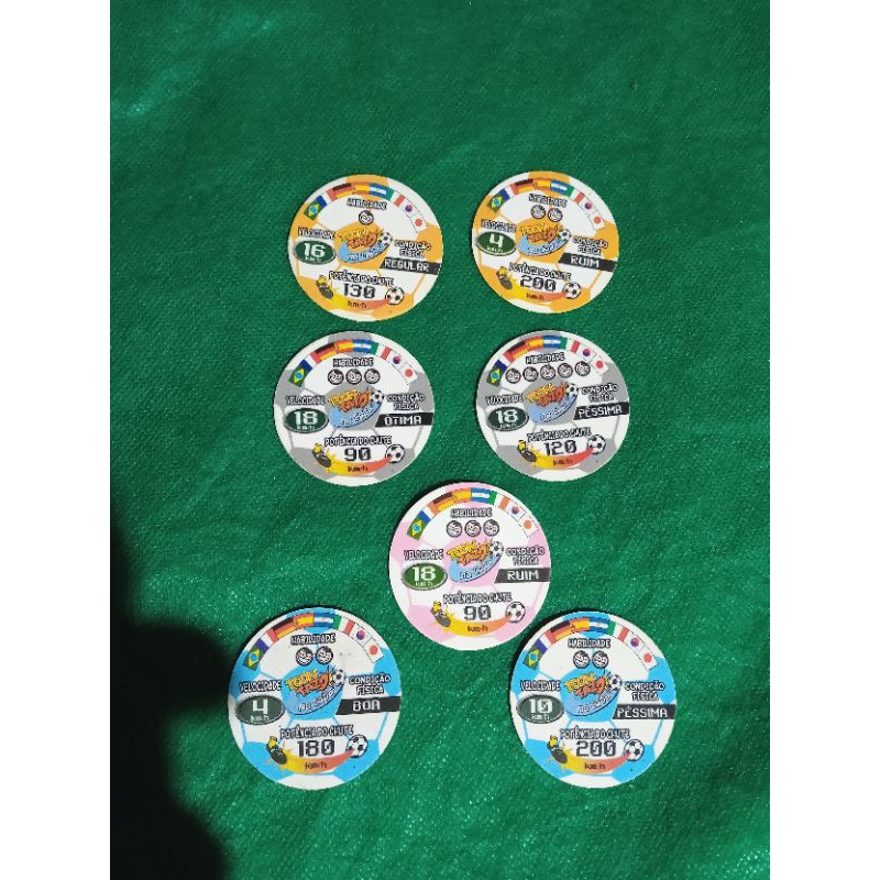 Lote 7 Tazos Elma Chips Toon Tazo Na Copa Shopee Brasil