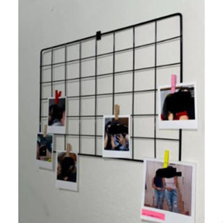 Painel Quadro Aramado Para Fotos Memory Board Led E Mini Prendedor