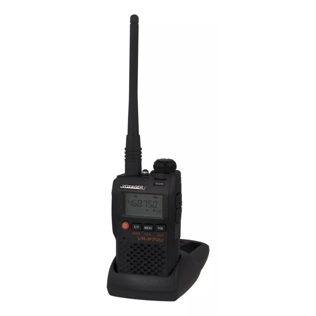 R Dio Amador Voyager Vr P Vu Canais Vhf Uhf Preto Shopee Brasil