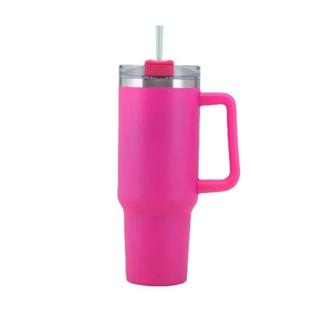 Copo Quencher Térmico Canudo 1200 ML Caneca Garrafa de Água