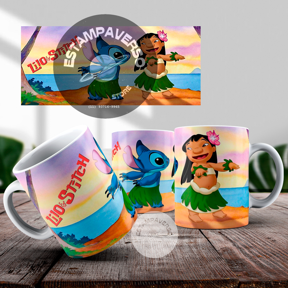 CANECA PERSONALIZADA LILO STITCH Shopee Brasil