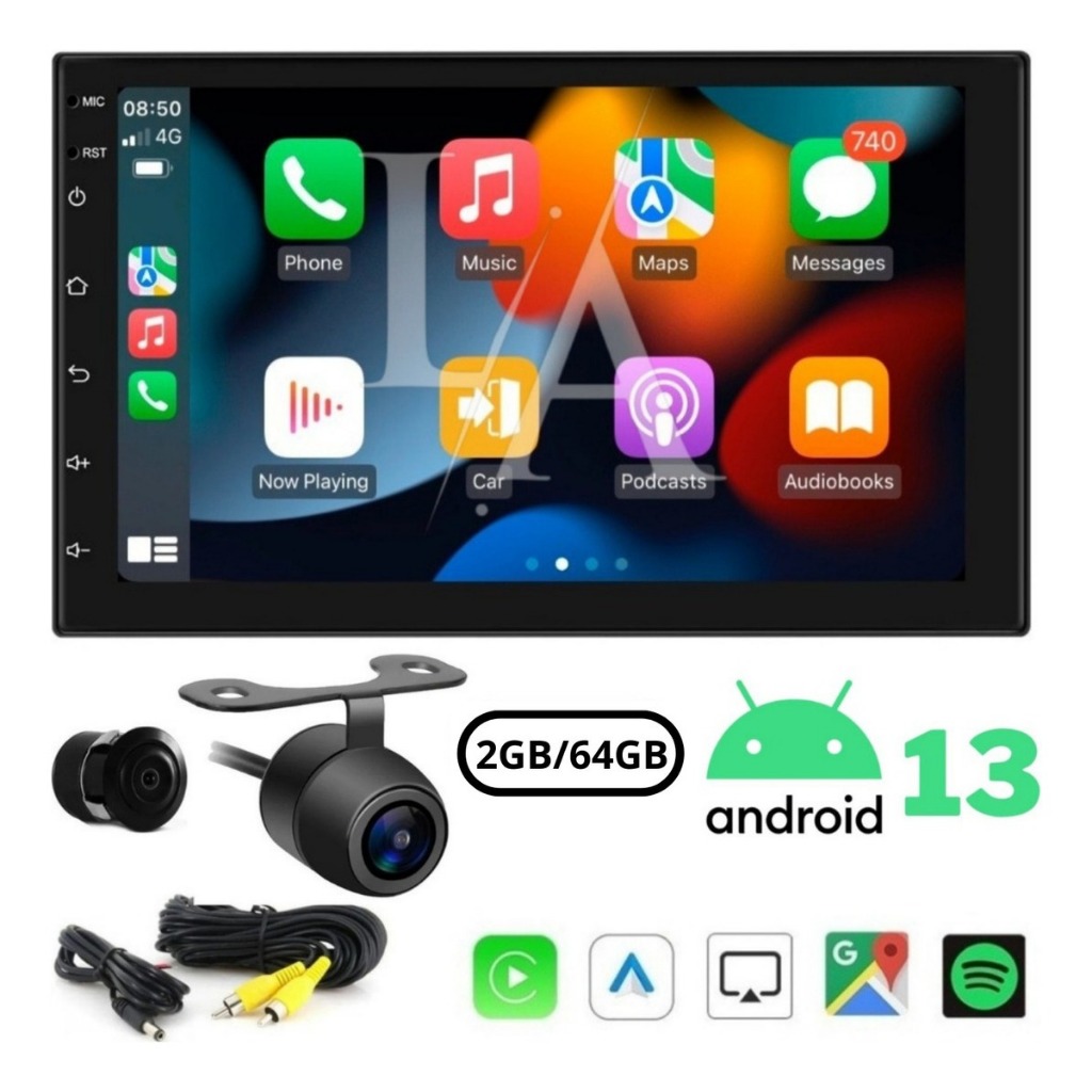 Central Multimidia Android 13 Carplay 2gb 64gb Tela Ips 7p Shopee Brasil