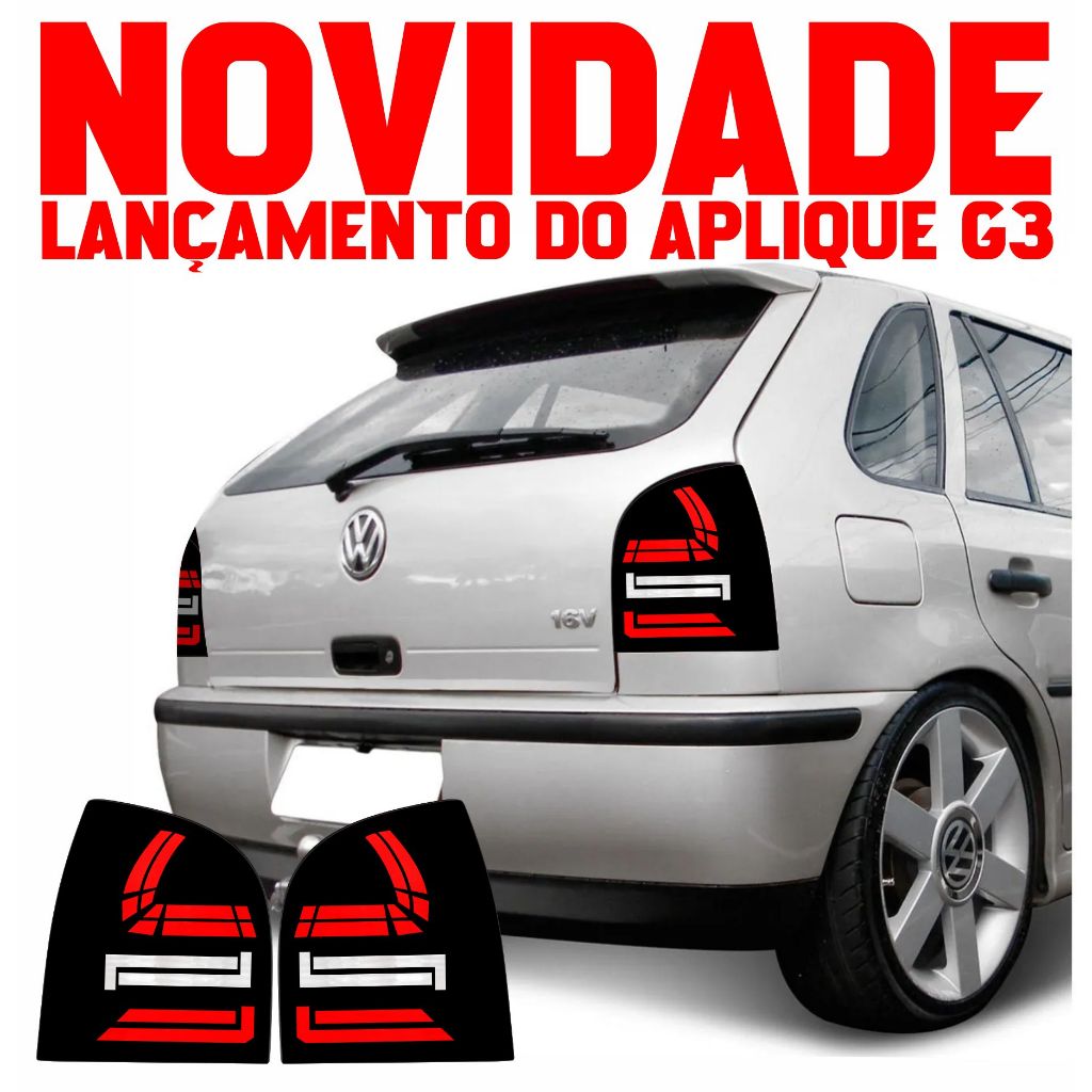 APLIQUE ADESIVO LANTERNA G3 PAR Shopee Brasil