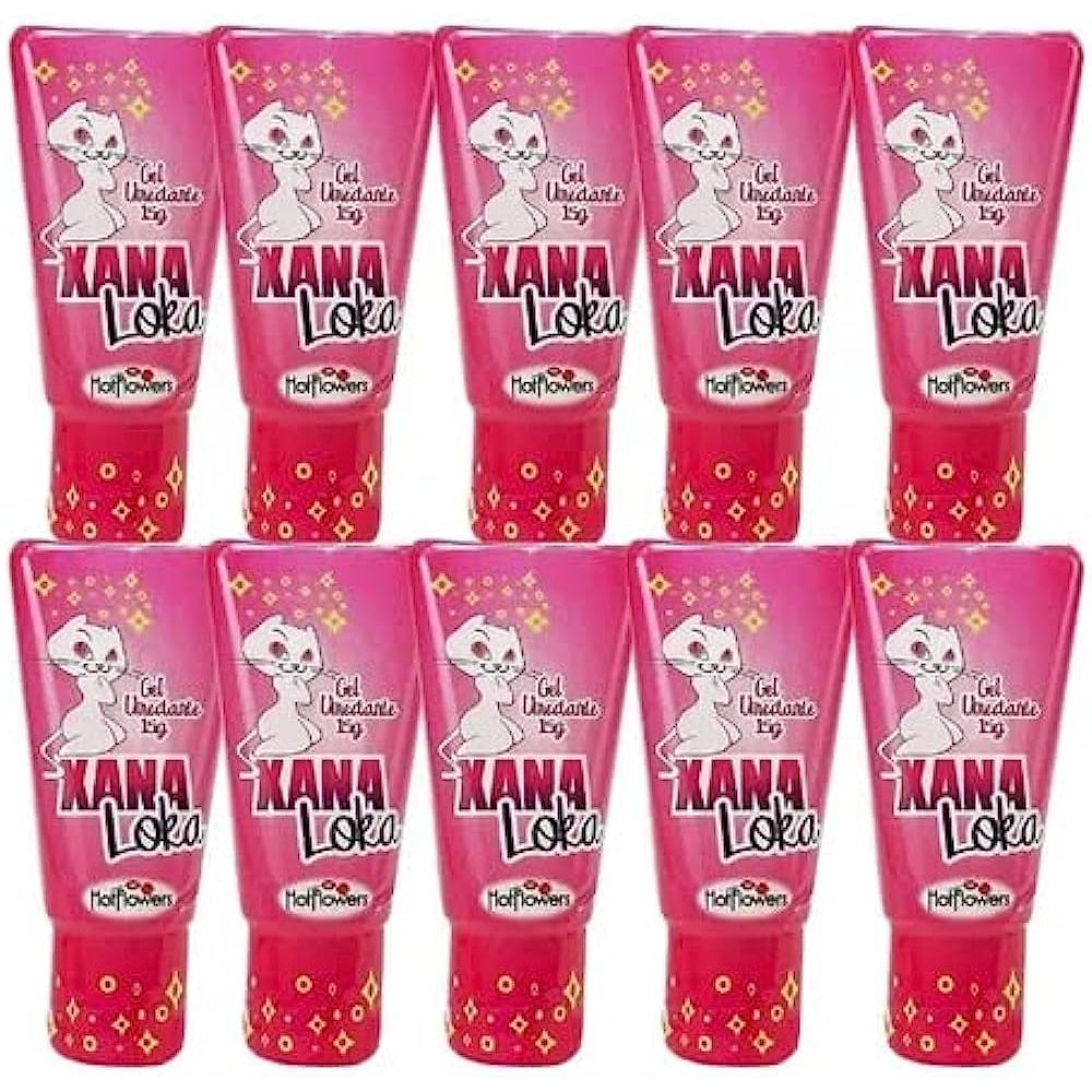 Kit Xana Loka Excitante Lubrificante Ntimo Gel Esfria Esquenta