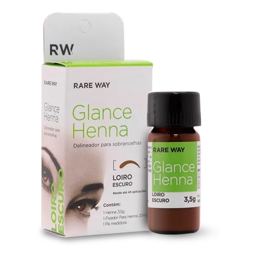 Henna Glance Rare Way Indiana G Delineador Sobrancelhas Shopee Brasil