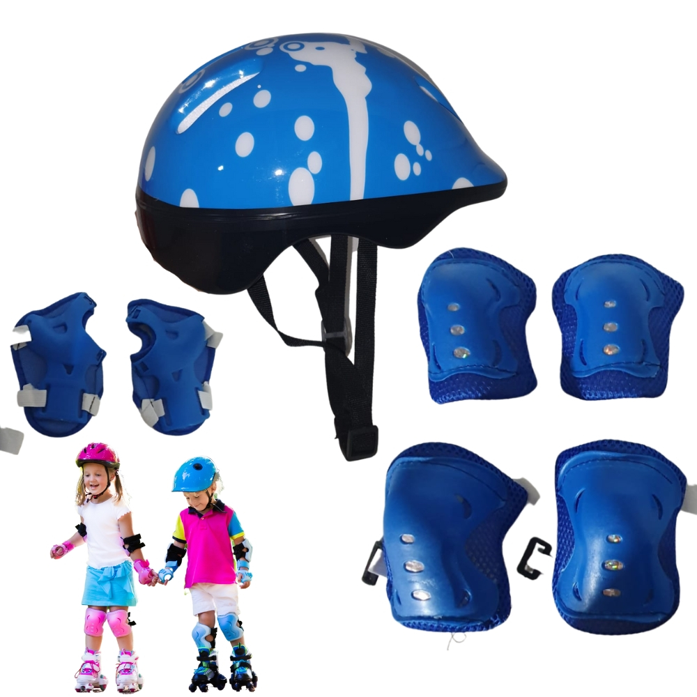 Kit Prote O Infantil Capacete Joelheira Cotoveleira Shopee Brasil