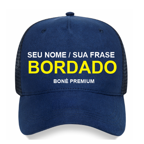 Boné Personalizado Bordado Aba Curva Truck Telinha Premium Shopee Brasil