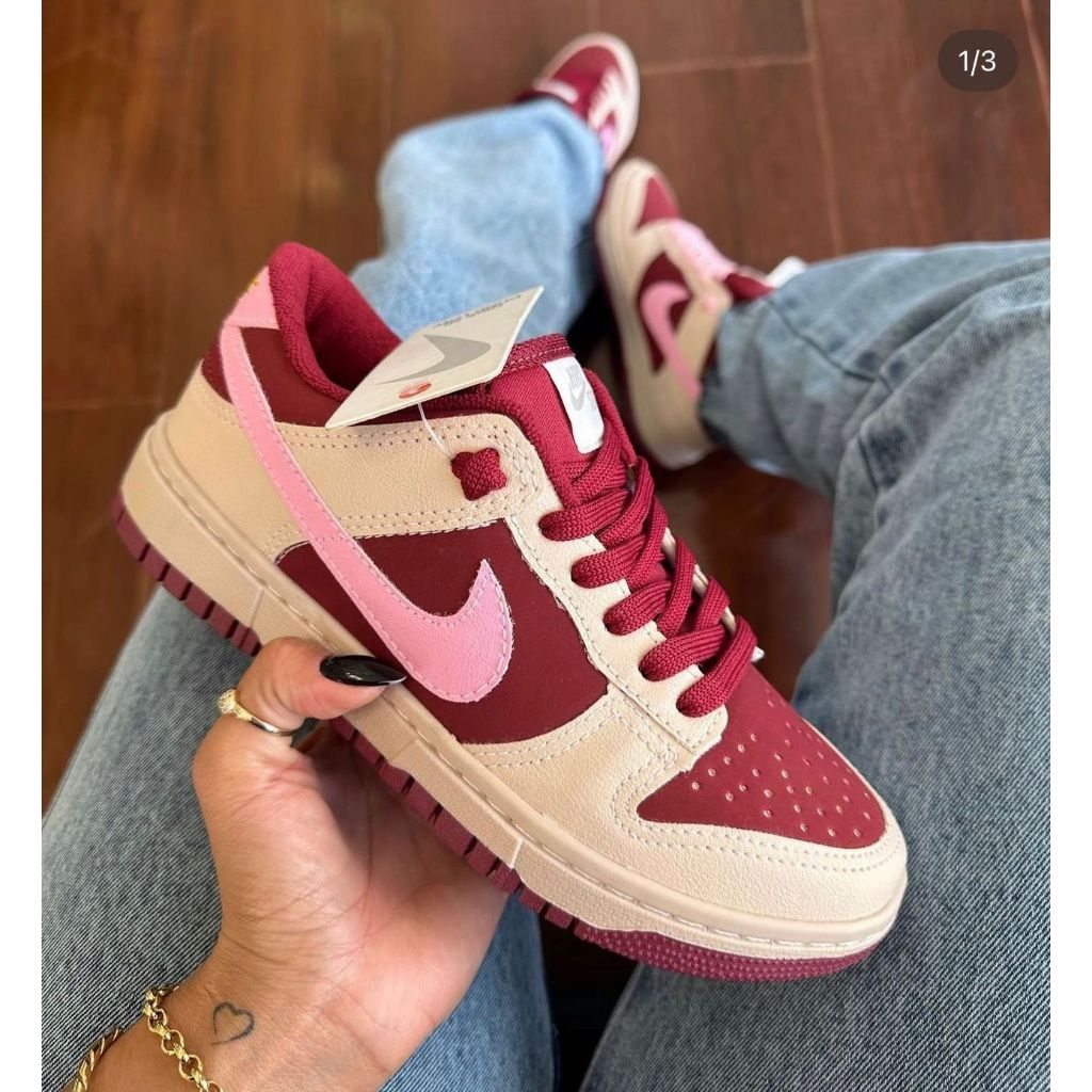 Tenis Nike Dunk Low Feminino Casual Cano Baixo Shopee Brasil