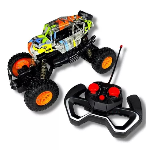 Carrinho De Controle Remoto Off Road Moster C 2 Motores Recarregavel