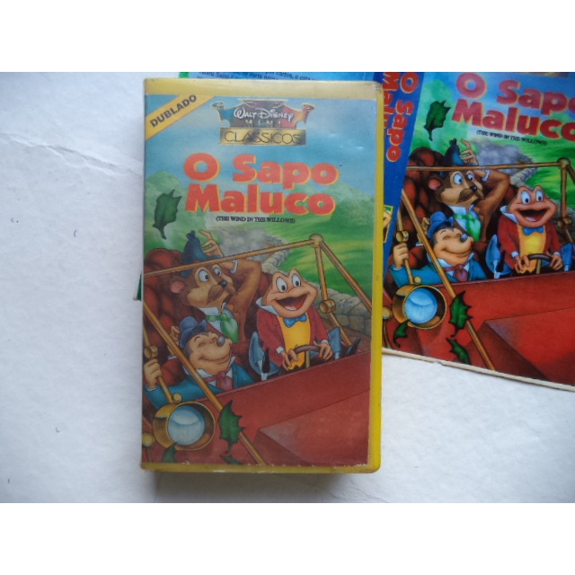 Fita Vhs Disney O Sapo Maluco Original Dublado Shopee Brasil