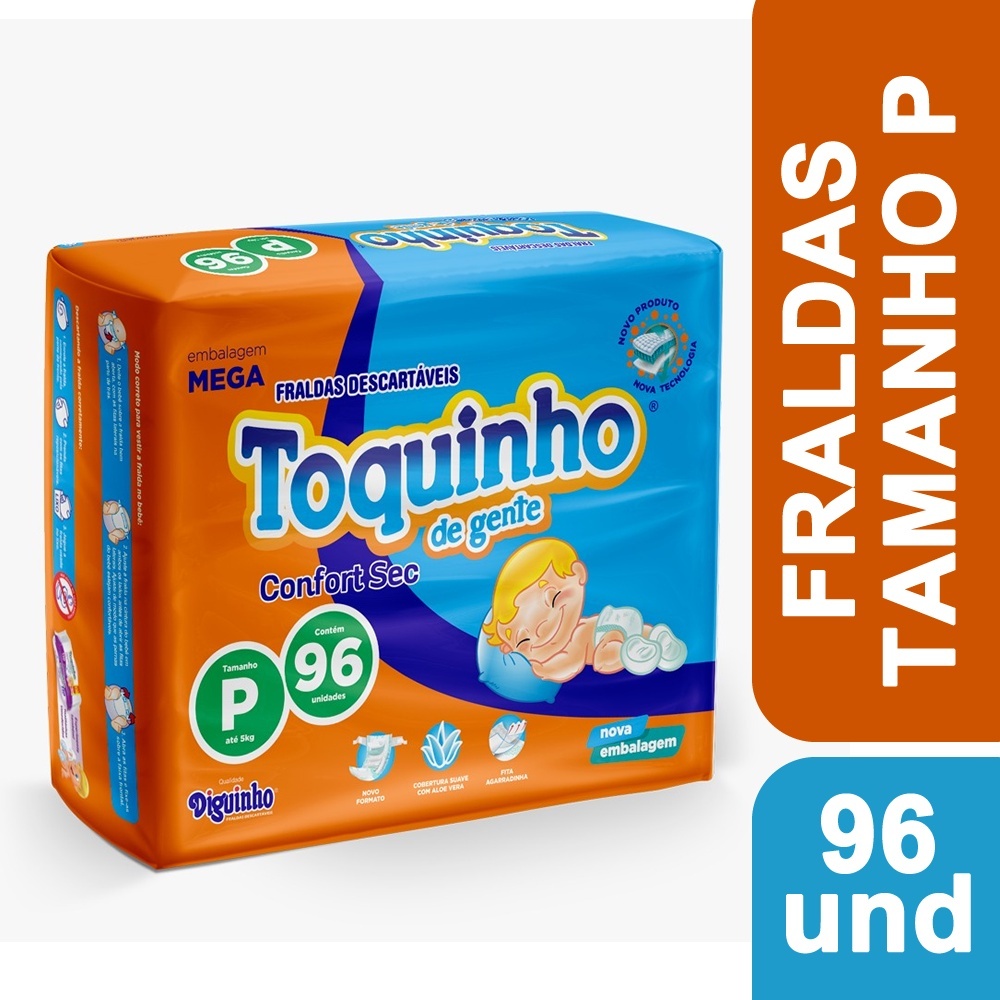 FRALDA TOQUINHO DE GENTE Shopee Brasil