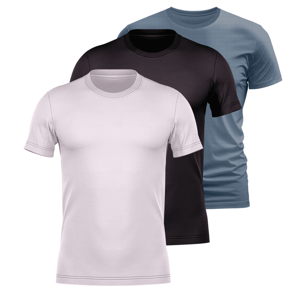 Kit Camisa Blusa Esportiva Masculinas Dry Fit Furadinha B Sica Treino