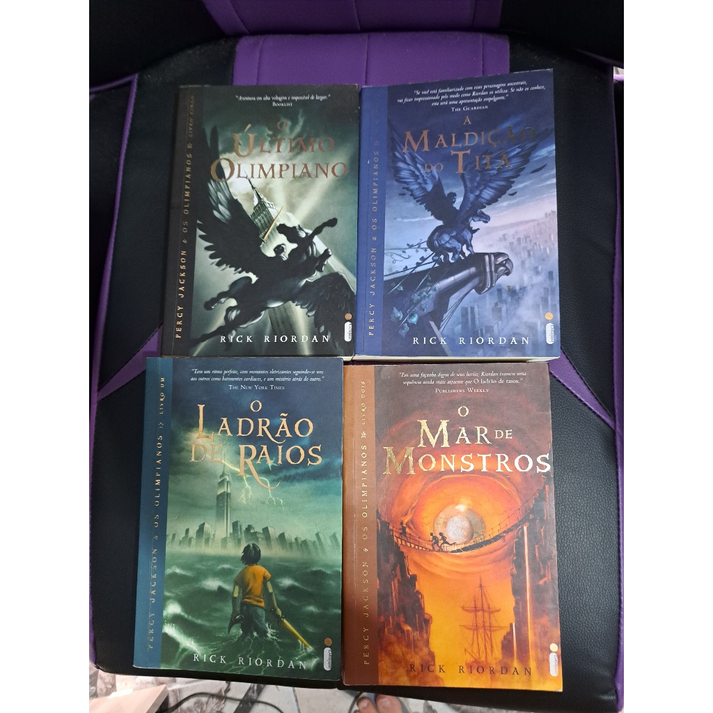 Percy Jackson Cole O Livros Faltando Apenas A Batalha Do Labirinto