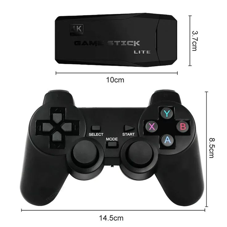 Videogame Stick K Gb Controles Sem Fio Console Portatil Jogos