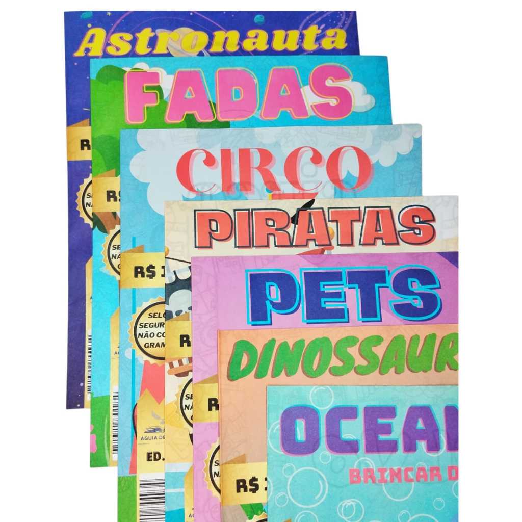 Revistas Livrinhos Colorir Infantil Atividades Pintar Shopee Brasil