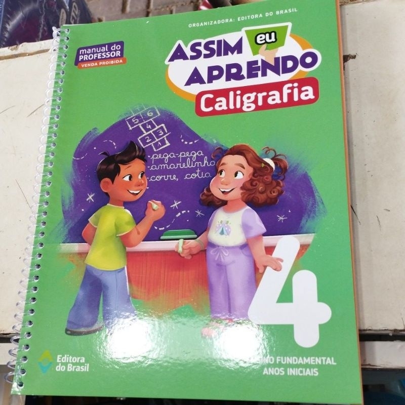 Assim Eu Aprendo Caligrafia Ano Livro Do Professor Shopee Brasil