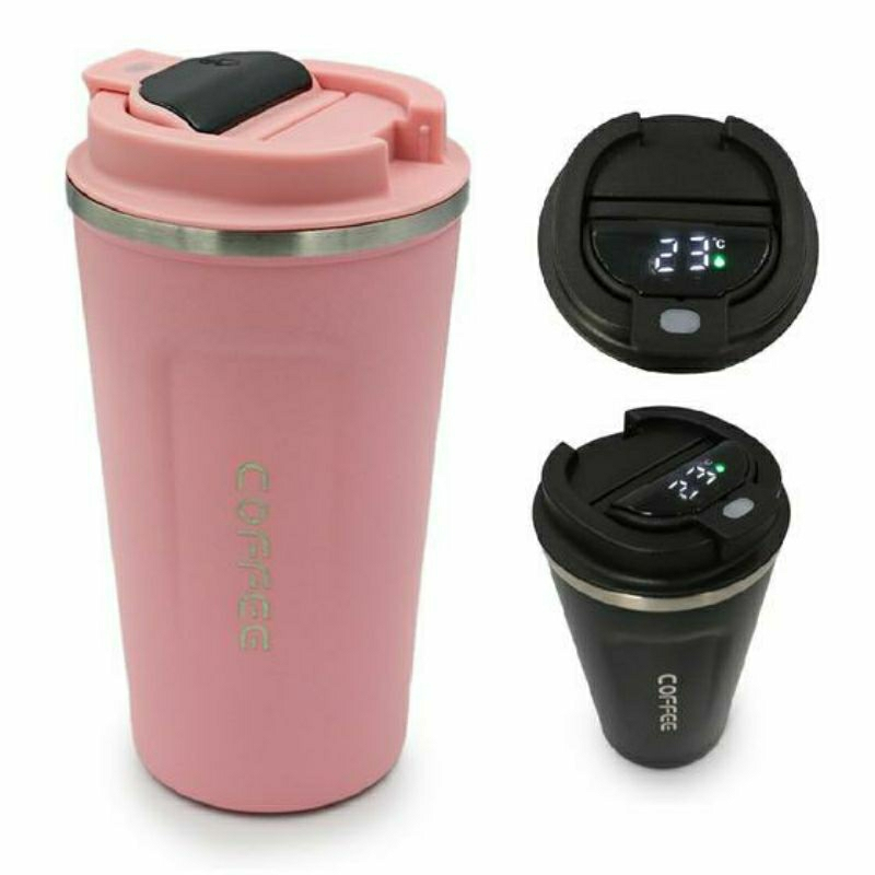 Copo Termico Digital 510ml Logo Shopee Brasil