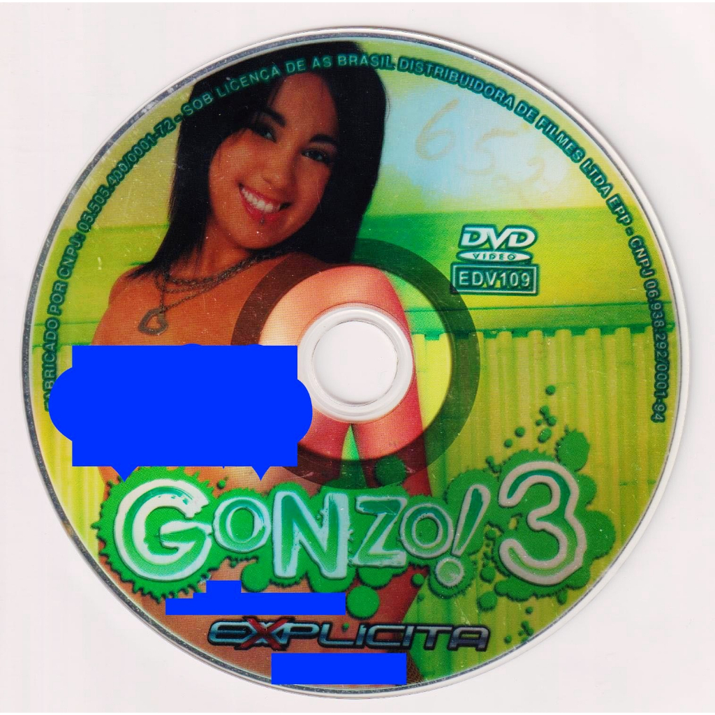 Dvd Gonzo Explícita Filme Nacional Tom Camps porn Somente o Disco