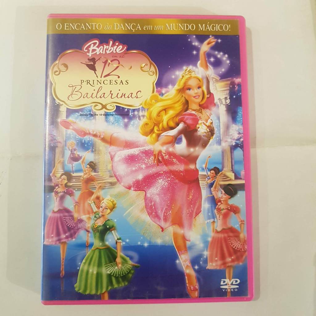 Barbie Princesas Bailarinas Dvd Original Shopee Brasil