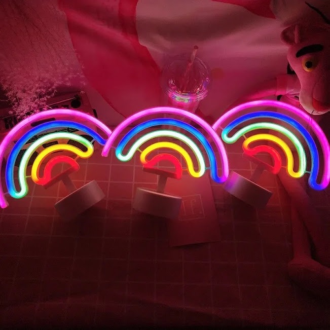 Luminária Neon Arcoiris Shopee Brasil