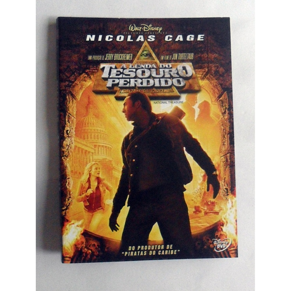 A Lenda Do Tesouro Perdido Nicolas Cage Dvd Shopee Brasil