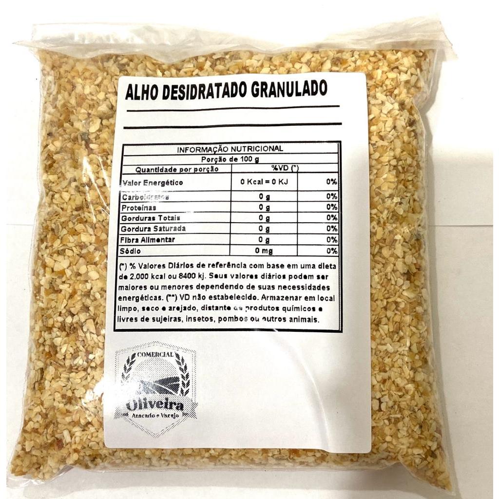 Alho Desidratado Granulado Kg Shopee Brasil