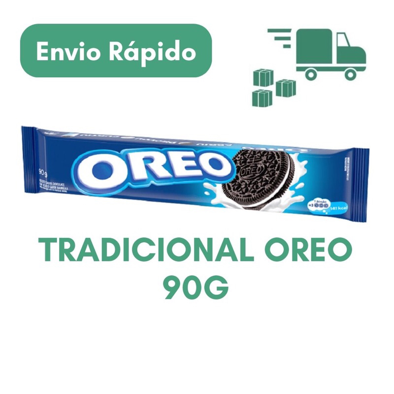 Biscoito Oreo 90g Tradicional Sabor Chocolate Recheio Baunilha Bolacha