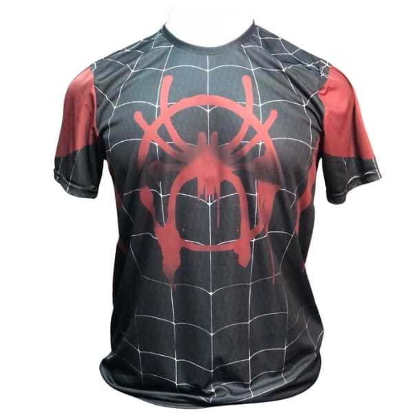 Camisa Homem Aranha Miles Morales Spiderman Spider Man Shopee Brasil