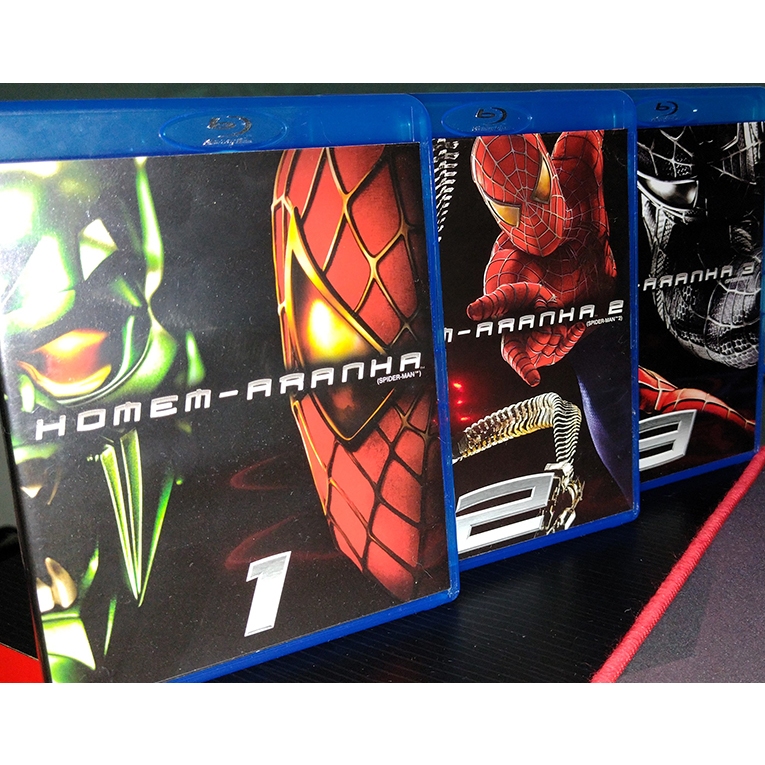 Blu Ray Homem Aranha Trilogia Fase Tobey Maguire Original E De