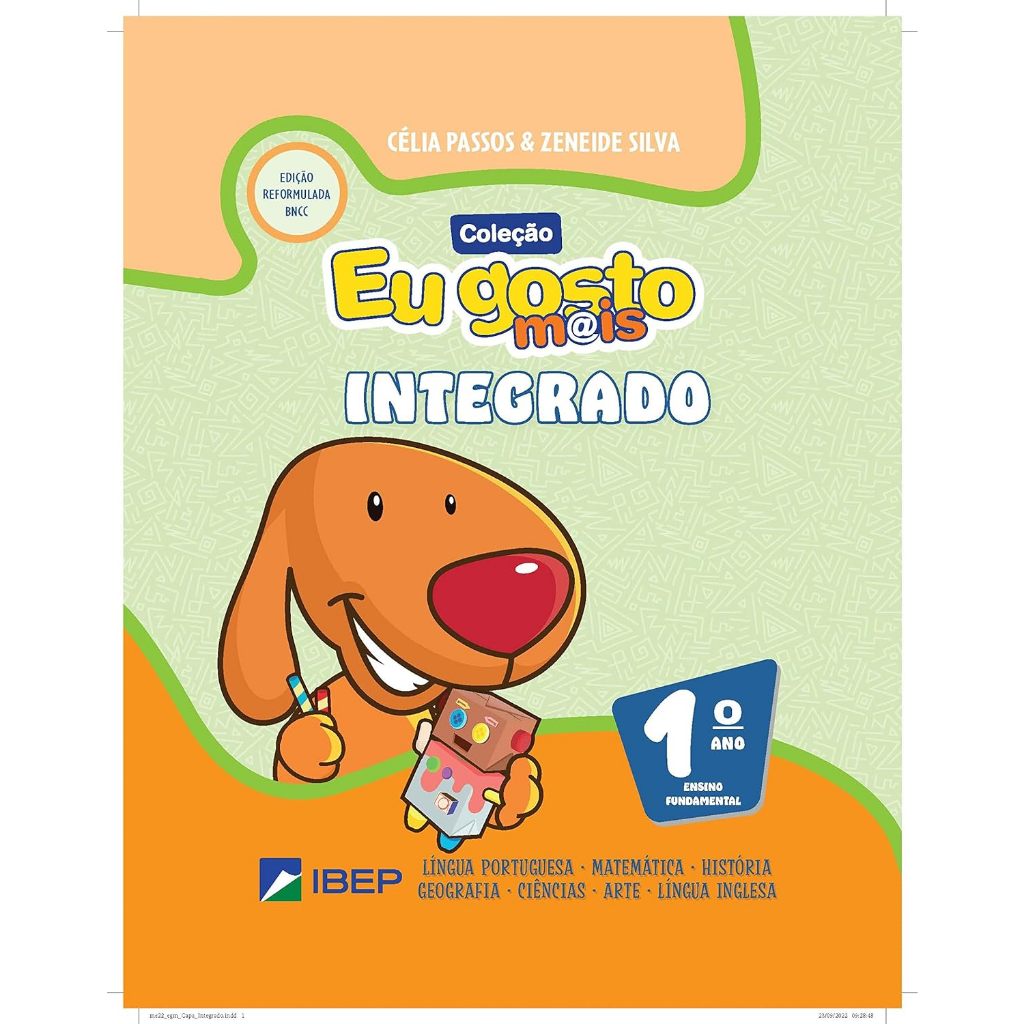 Eu gosto mais Integrado 1º ano Volume 1 Reformulado BNCC Shopee Brasil