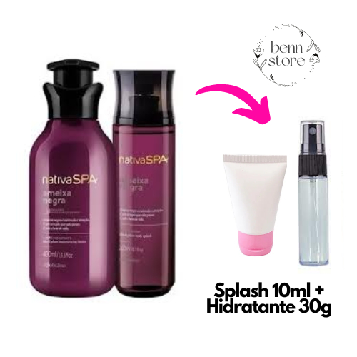 Kit Nativa Spa Ameixa Negra Body Splash Ml E Hidratante Corporal