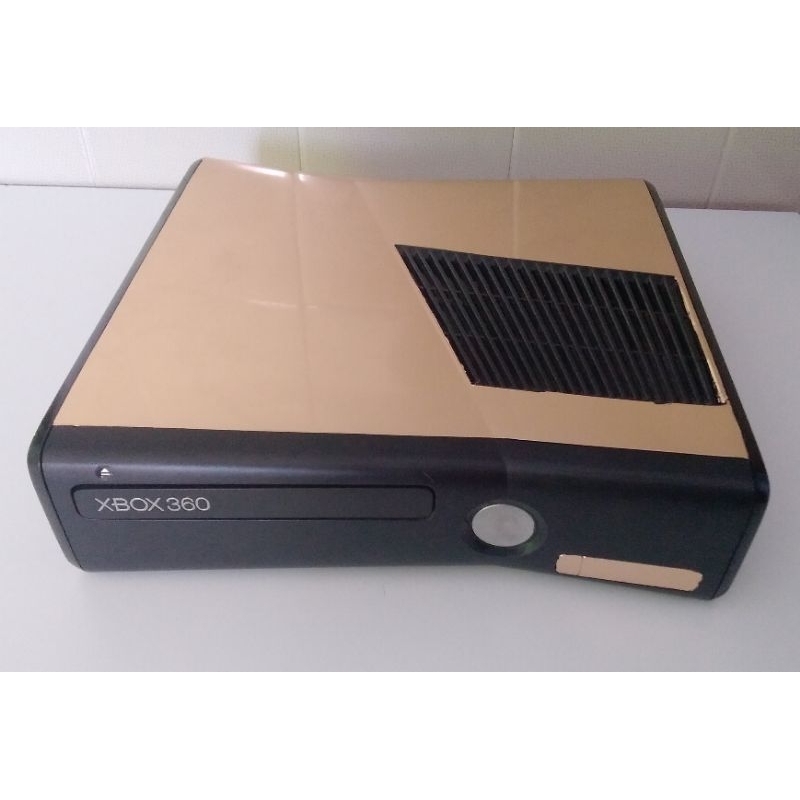 Xbox 360 RGH Desbloqueado Destravado Cor Dourado Ouro E Preto 125